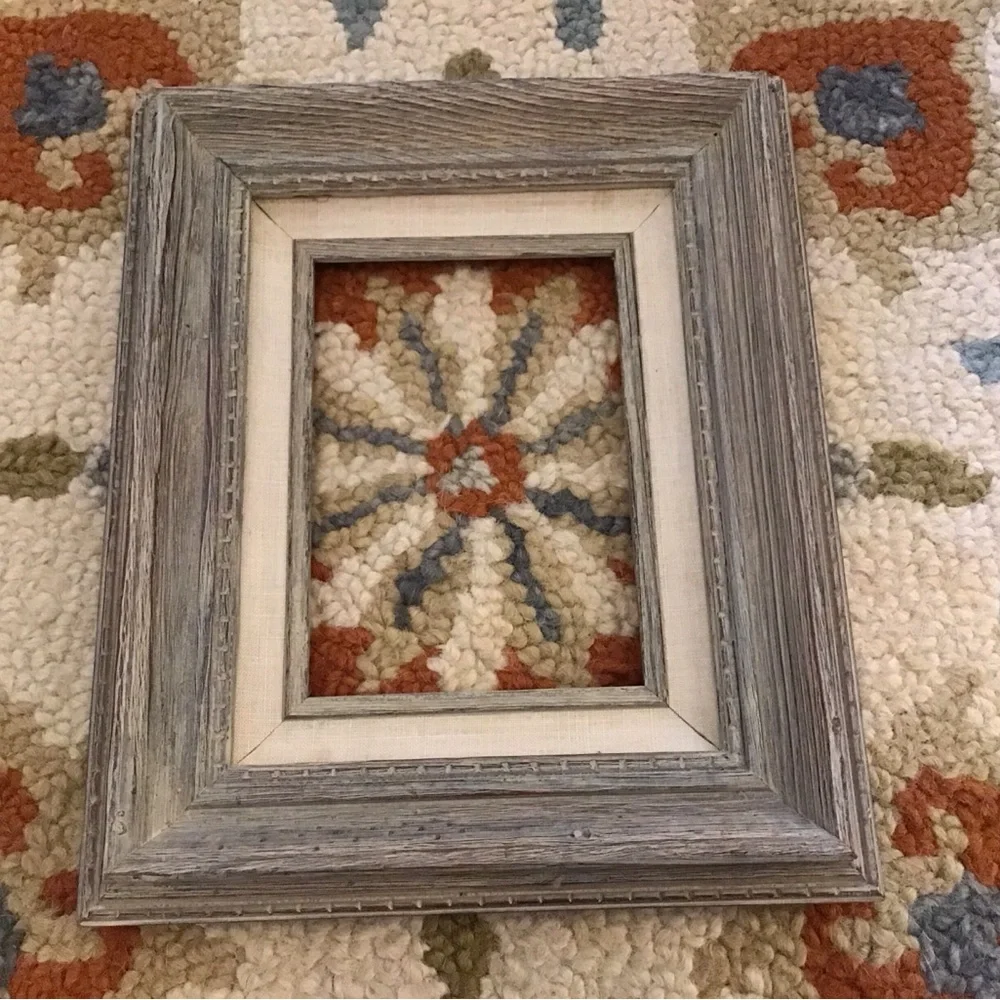 Vintage distressed wood frame